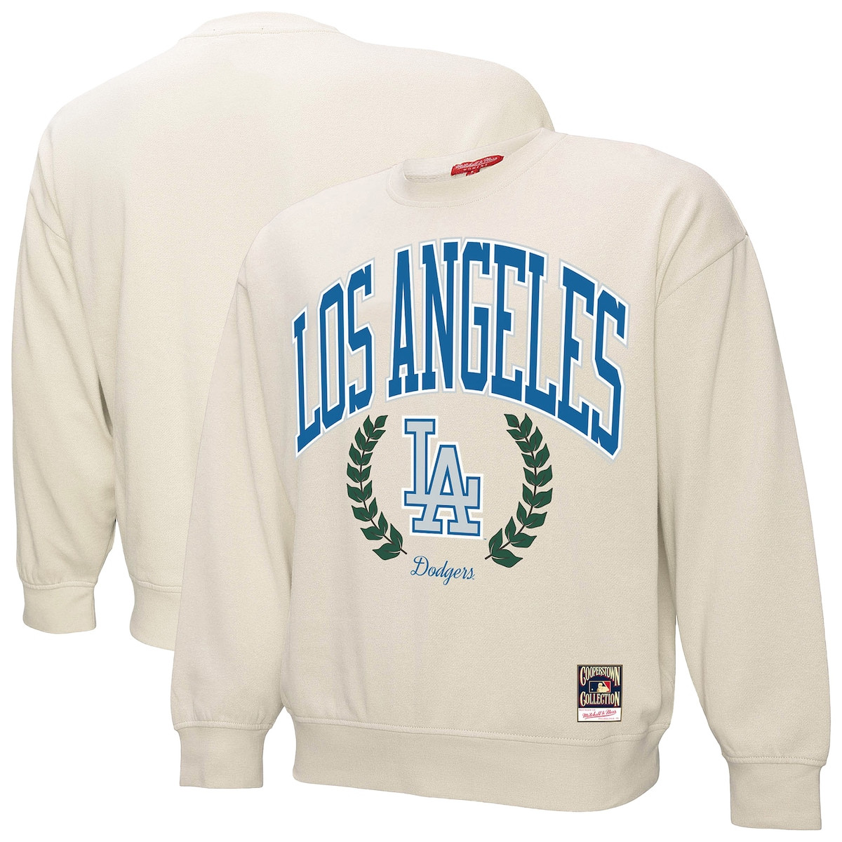LA Dodgers Back To Back Champions Shirt Los Angeles Dodgers Mitchell And Ness Sweatshirt-1