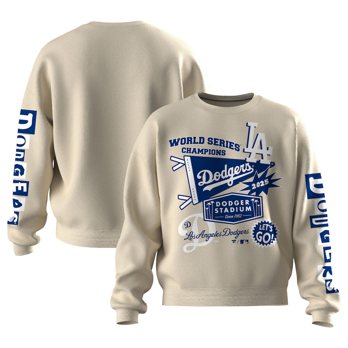 LA Dodgers Back To Back Champions Sweatshirt Los Angeles Dodgers 2025 World Series Champions Sweatshirt-1
