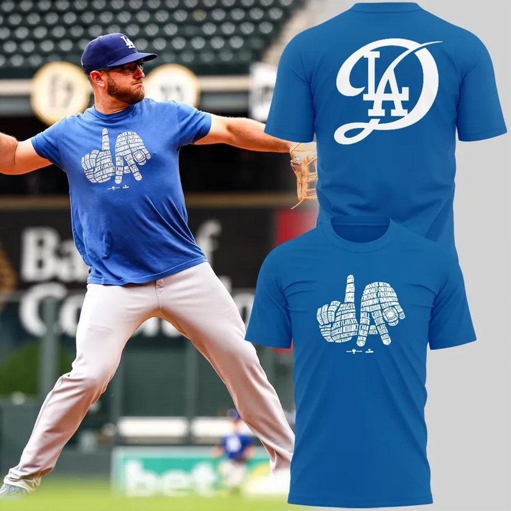 LA Dodgers Peace Out T-Shirt LA Dodgers Merch Best Gifts For Baseball Fans-1 LA Dodgers Peace Out T-Shirt LA Dodgers Merch Best Gifts For Baseball Fans-1