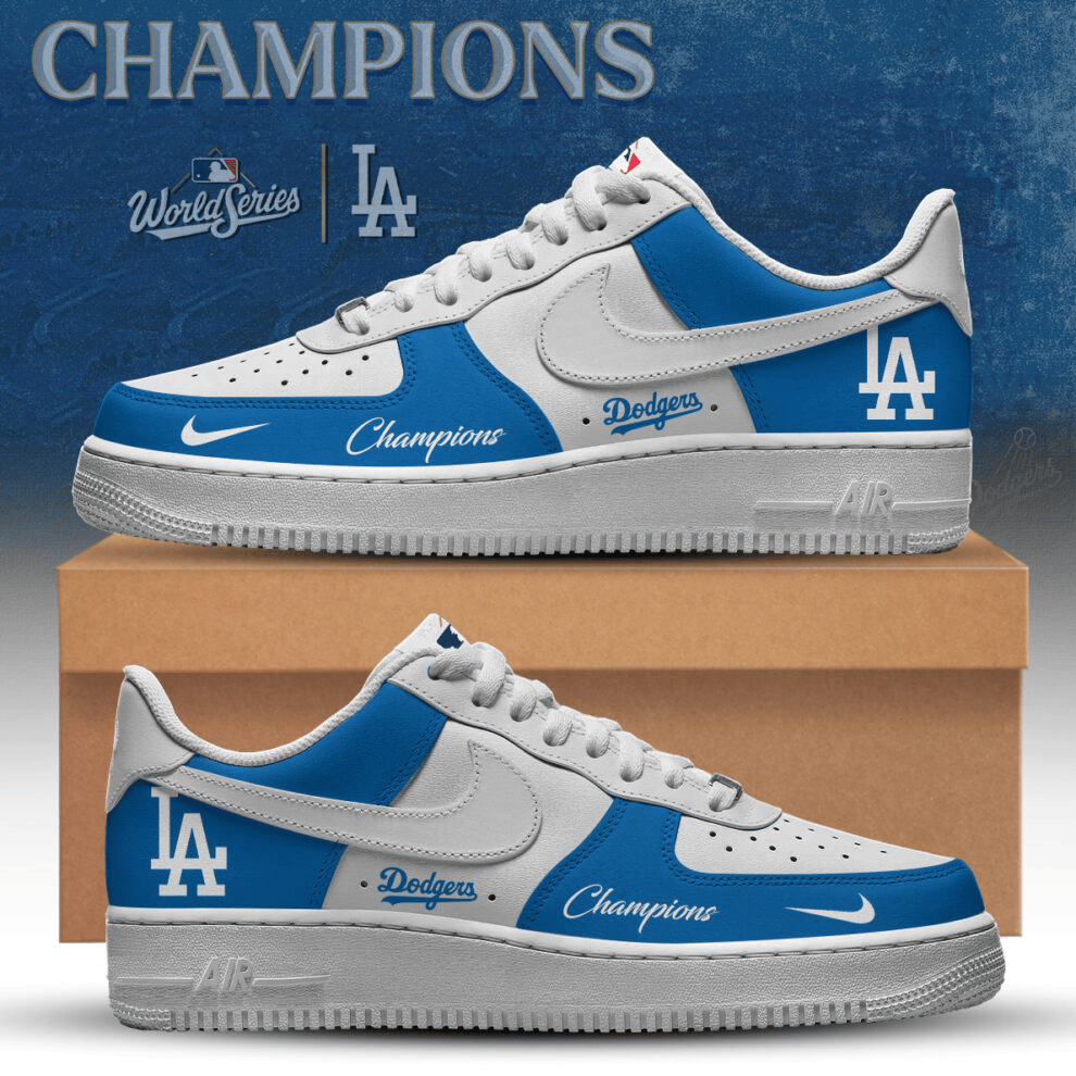 LA Dodgers World Series Sneakers Dodgers Championships Baseball Team Merch Gift Ideas-1 LA Dodgers World Series Sneakers Dodgers Championships Baseball Team Merch Gift Ideas-1