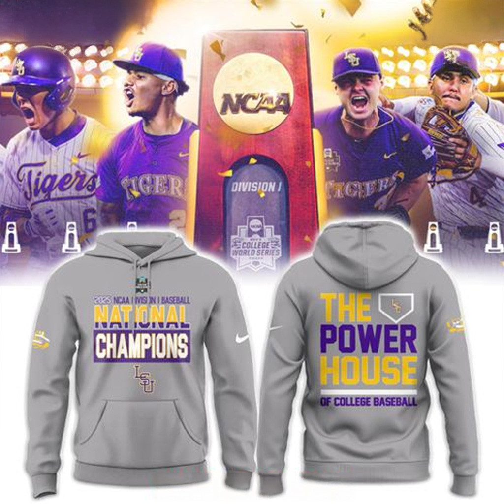 LSU Tigers 2025 National Champions Hoodie LSU Tigers Merch Present For Husband-1