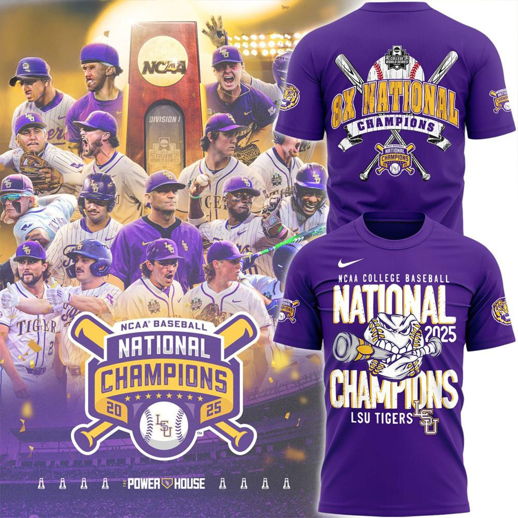 LSU Tigers 8X National Champions 2025 T-Shirt LSU Tigers Merch Gift Ideas For Husband-1 LSU Tigers 8X National Champions 2025 T-Shirt LSU Tigers Merch Gift Ideas For Husband-1