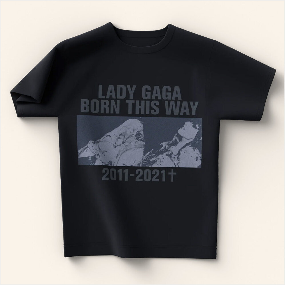Lady Gaga Mayhem Tour Merch 2025 Concert 2011 2021 T-Shirt Black Gifts For Fans Gifts For Her-1