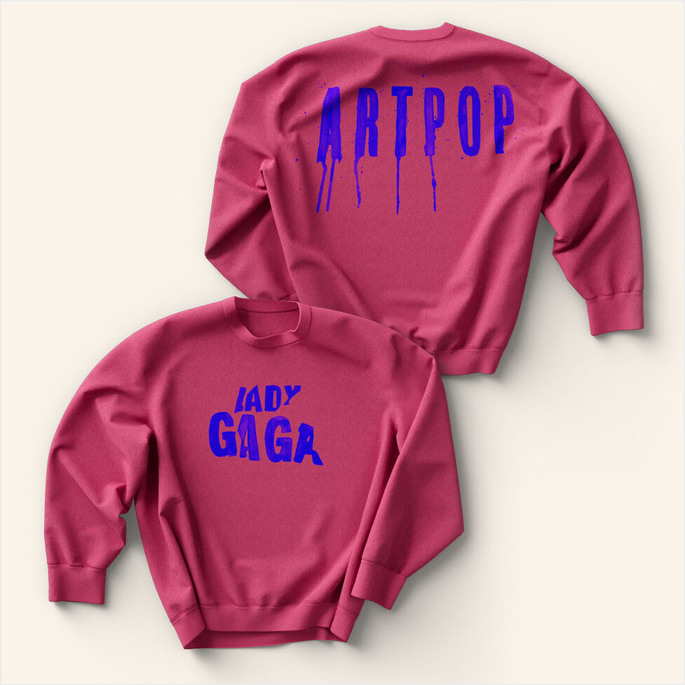 Lady Gaga Mayhem Tour Merch 2025 Concert ARTPOP Drip Crewneck Sweatshirt Daughter Gifts-1