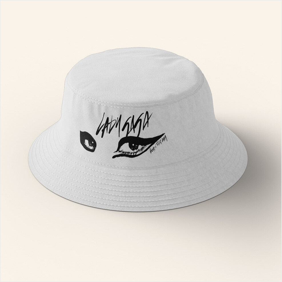 Lady Gaga Mayhem Tour Merch 2025 Concert Born This Way Eyes Bucket Hat Gifts For Ladies-1 Lady Gaga Mayhem Tour Merch 2025 Concert Born This Way Eyes Bucket Hat Gifts For Ladies-1