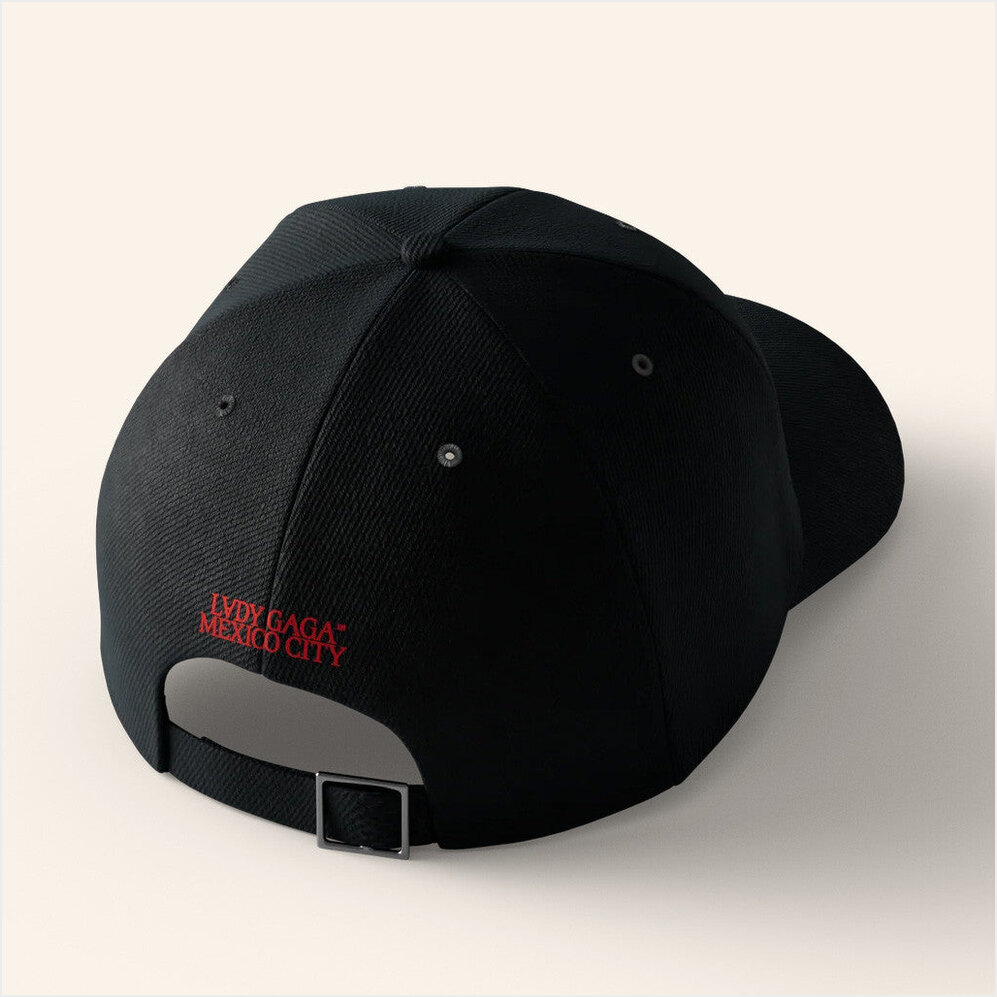 Lady Gaga Mayhem Tour Merch 2025 Concert Hat CDMX Hat Embroidered Daughter Gifts Gifts For Fans-1