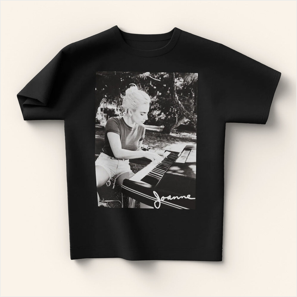 Lady Gaga Mayhem Tour Merch 2025 Concert Joanne Piano T-Shirt Daughter Gifts Gifts For BFF-1