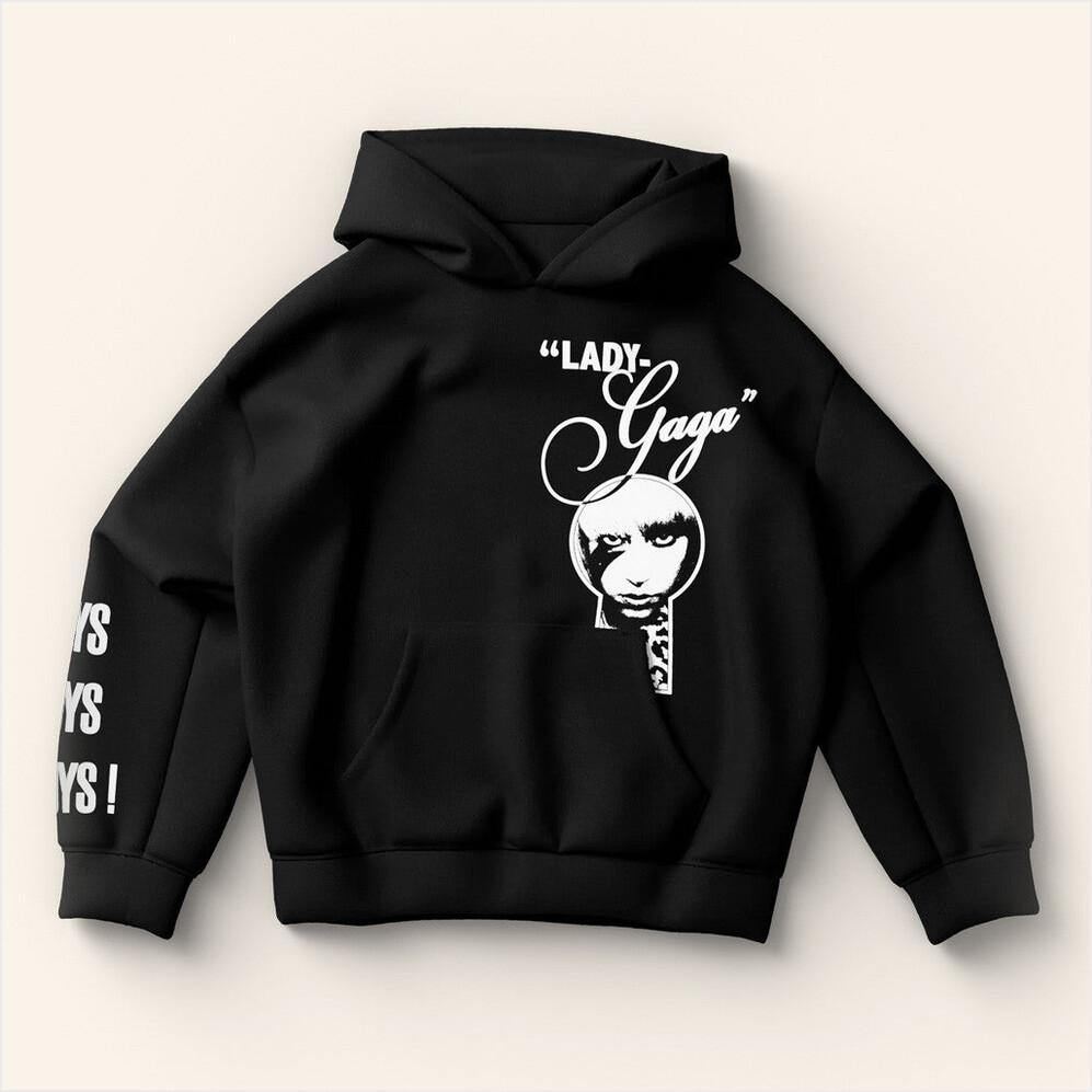 Lady Gaga Mayhem Tour Merch 2025 Concert Keyhole Boys Hoodie Gifts For Husband Gifts For Fans-1