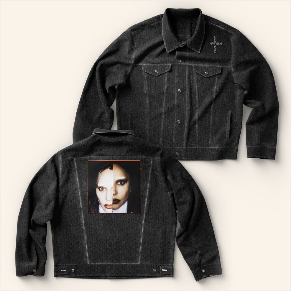 Lady Gaga Mayhem Tour Merch 2025 Concert MAYHEM Denim Jacket Best Friends Gifts Gifts For BFF-1