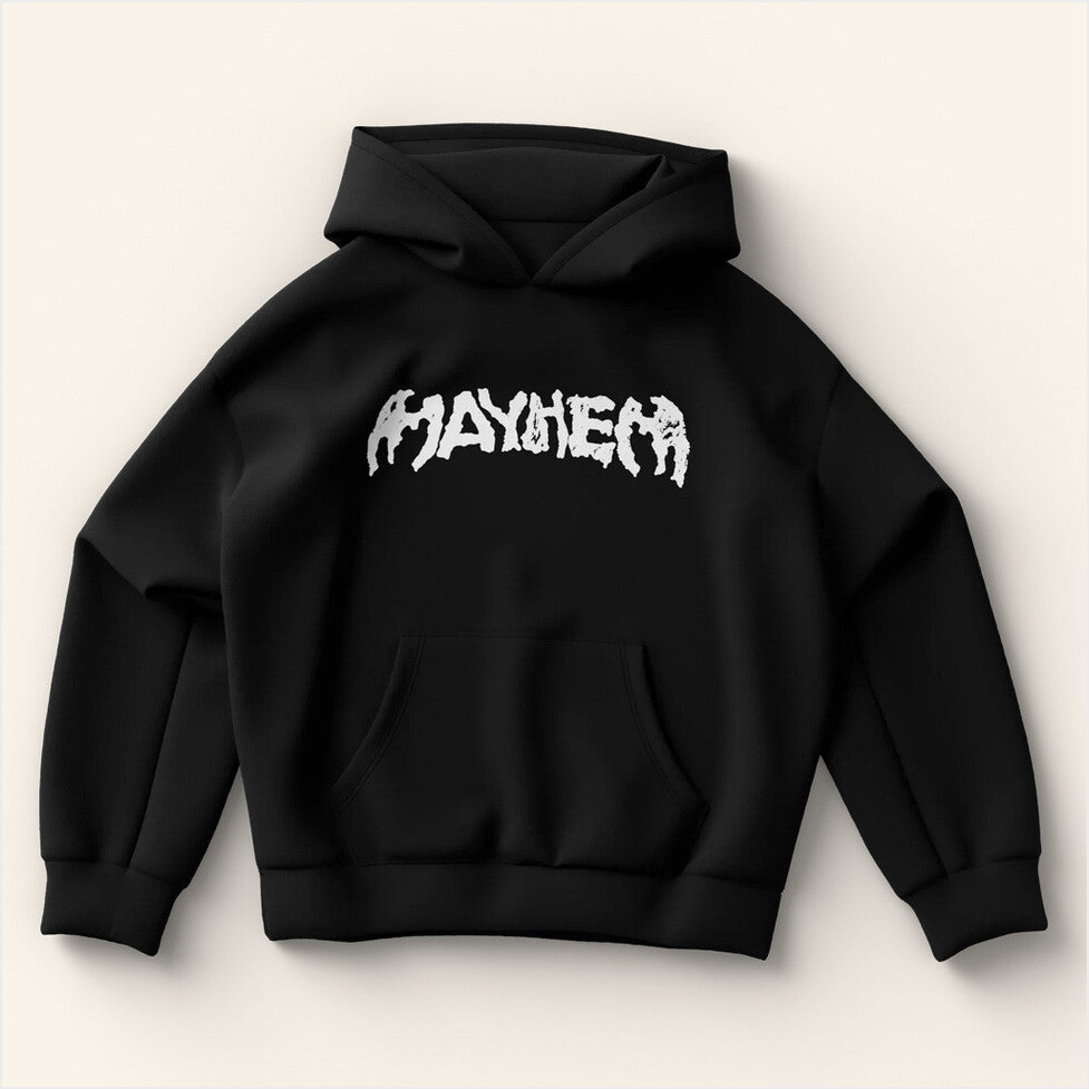 Lady Gaga Mayhem Tour Merch 2025 Concert MAYHEM Logo Hoodie Gifts For Fans Gifts For Brother-1