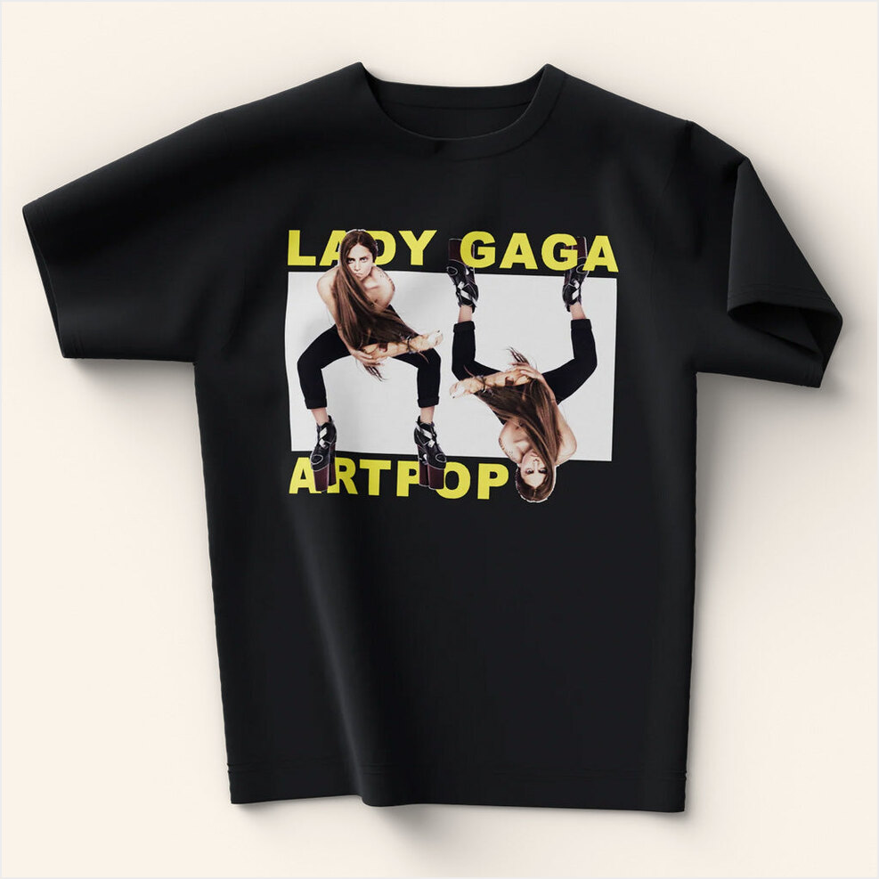 Lady Gaga Mayhem Tour Merch 2025 Concert Shirt ARTPOP Legs Black T-Shirt Gifts For Wife-1