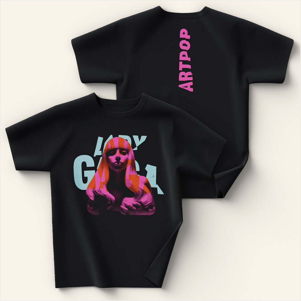 Lady Gaga Mayhem Tour Merch 2025 Concert Shirt ARTPOP Photo Warp T-Shirt Gifts For Daughter-1