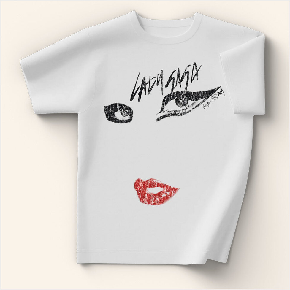 Lady Gaga Mayhem Tour Merch 2025 Concert Shirt Born This Way Eyes T-Shirt Gifts For Her-1