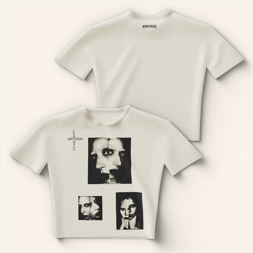 Lady Gaga Mayhem Tour Merch 2025 Concert Shirt Contrast Photo Set Cropped T-Shirt Gifts For Her-1 Lady Gaga Mayhem Tour Merch 2025 Concert Shirt Contrast Photo Set Cropped T-Shirt Gifts For Her-1