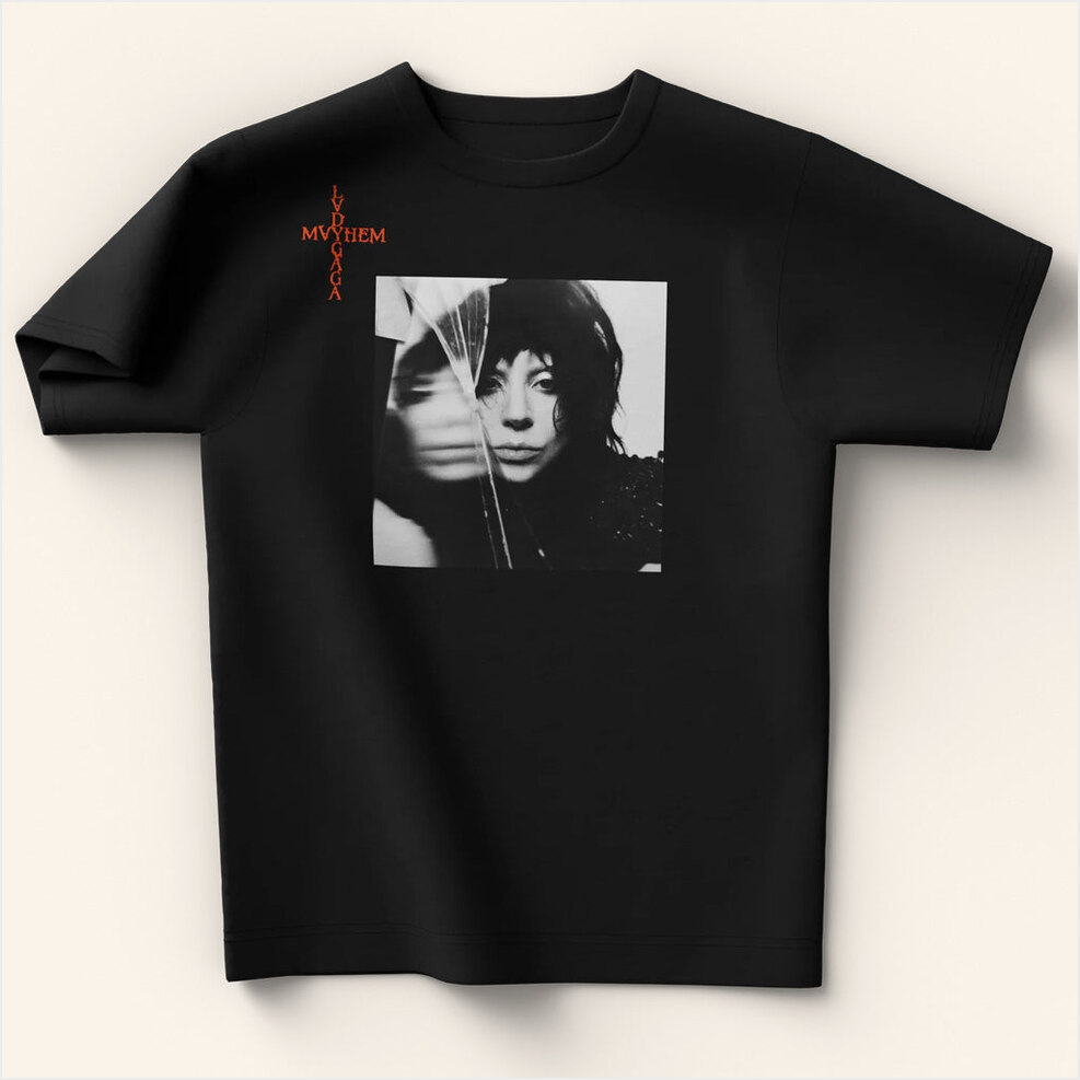 Lady Gaga Mayhem Tour Merch 2025 Concert Shirt MAYHEM Cover T-Shirt Gifts For Her Gifts For BFF-1