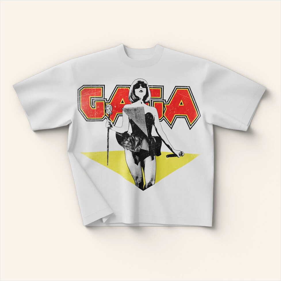 Lady Gaga Mayhem Tour Merch 2025 Concert Shirt Metal T-Shirt Gifts For Daughter Gifts For Fans-1