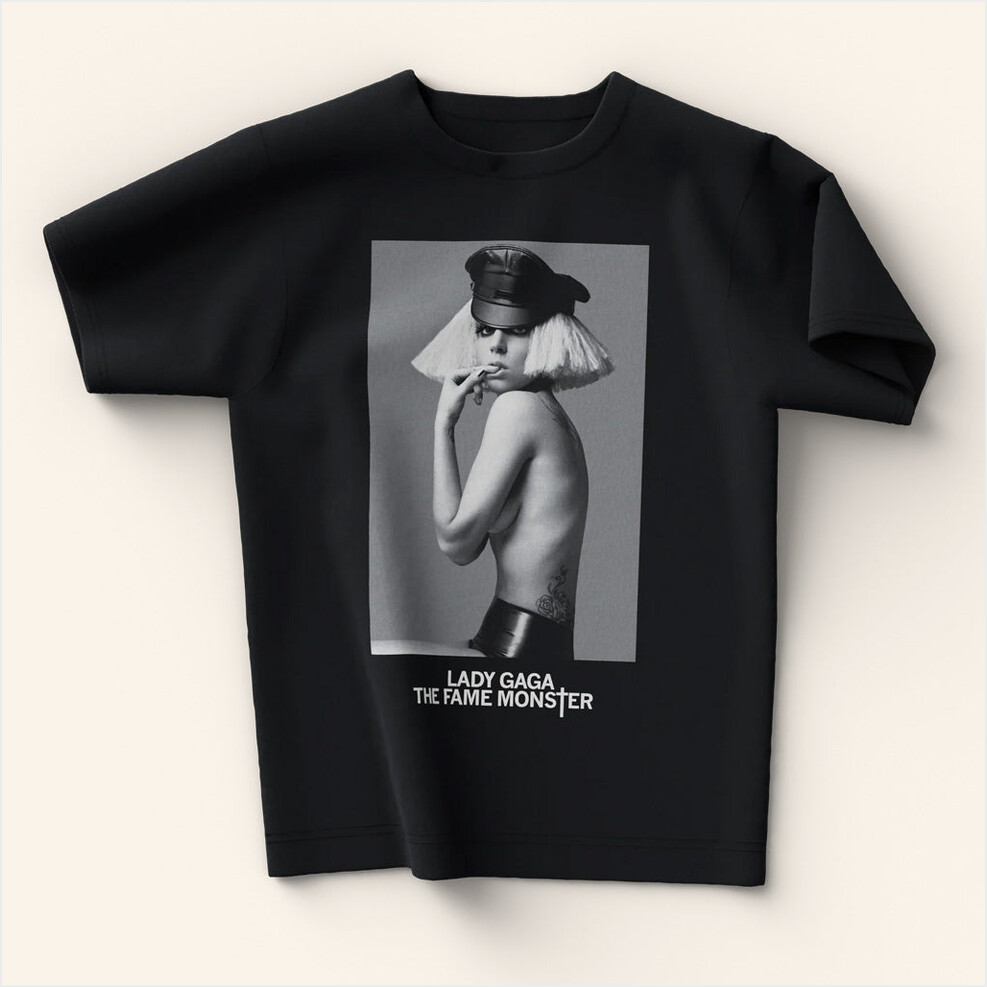 Lady Gaga Mayhem Tour Merch 2025 Concert Shirt The Fame Monster Photo T-Shirt Gifts For Fans-1