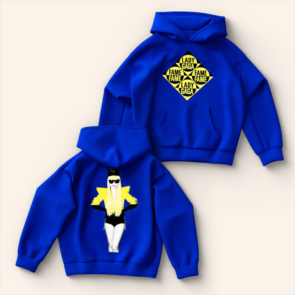 Lady Gaga Mayhem Tour Merch 2025 Concert The Fame Blue Hoodie Best Gifts For Wife Gifts For BFF-1 Lady Gaga Mayhem Tour Merch 2025 Concert The Fame Blue Hoodie Best Gifts For Wife Gifts For BFF-1