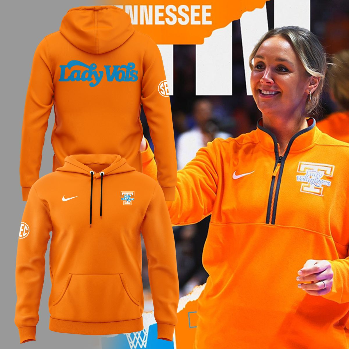 Lady Vols Basketball 2025 Hoodie Gift For Basketball Lover-1