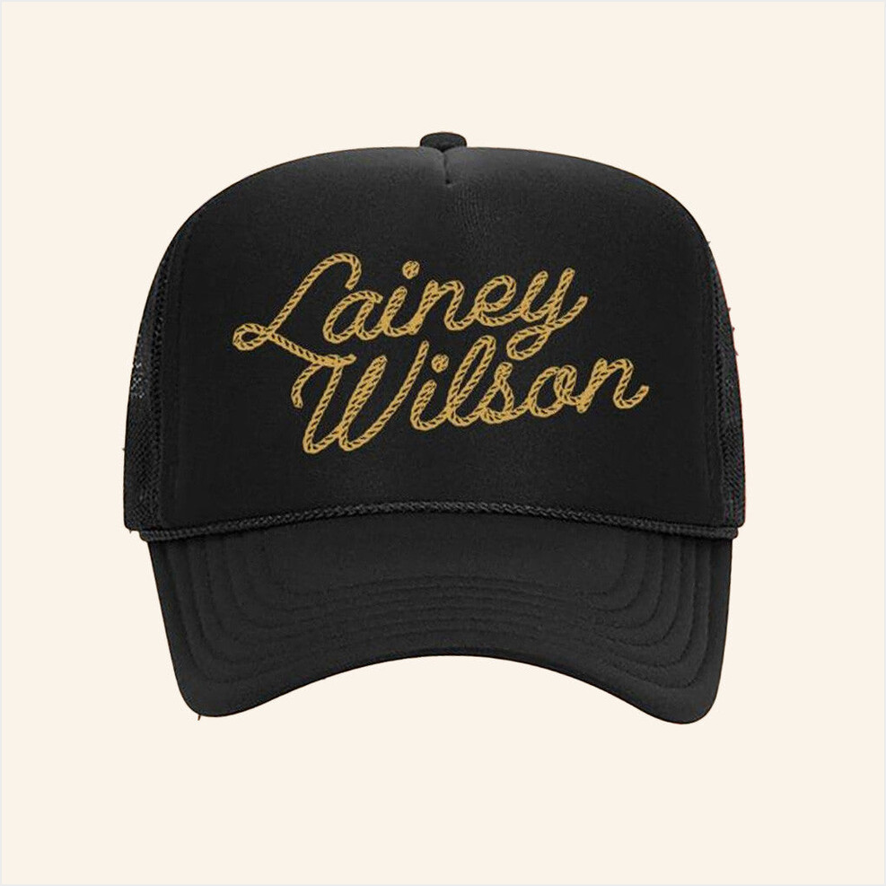 Lainey Wilson Merch Logo Rope Trucker Hat Birthday Birthday Gifts For Girlfriend Gifts For Fans-1
