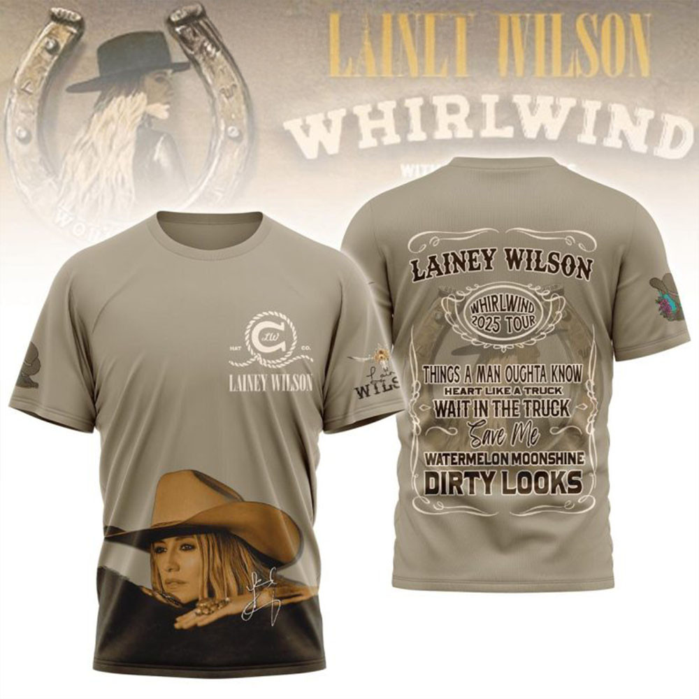 Lainey Wilson Whirlwind 2025 Tour T-Shirt Lainey Wilson Merch Gifts For Mom-1
