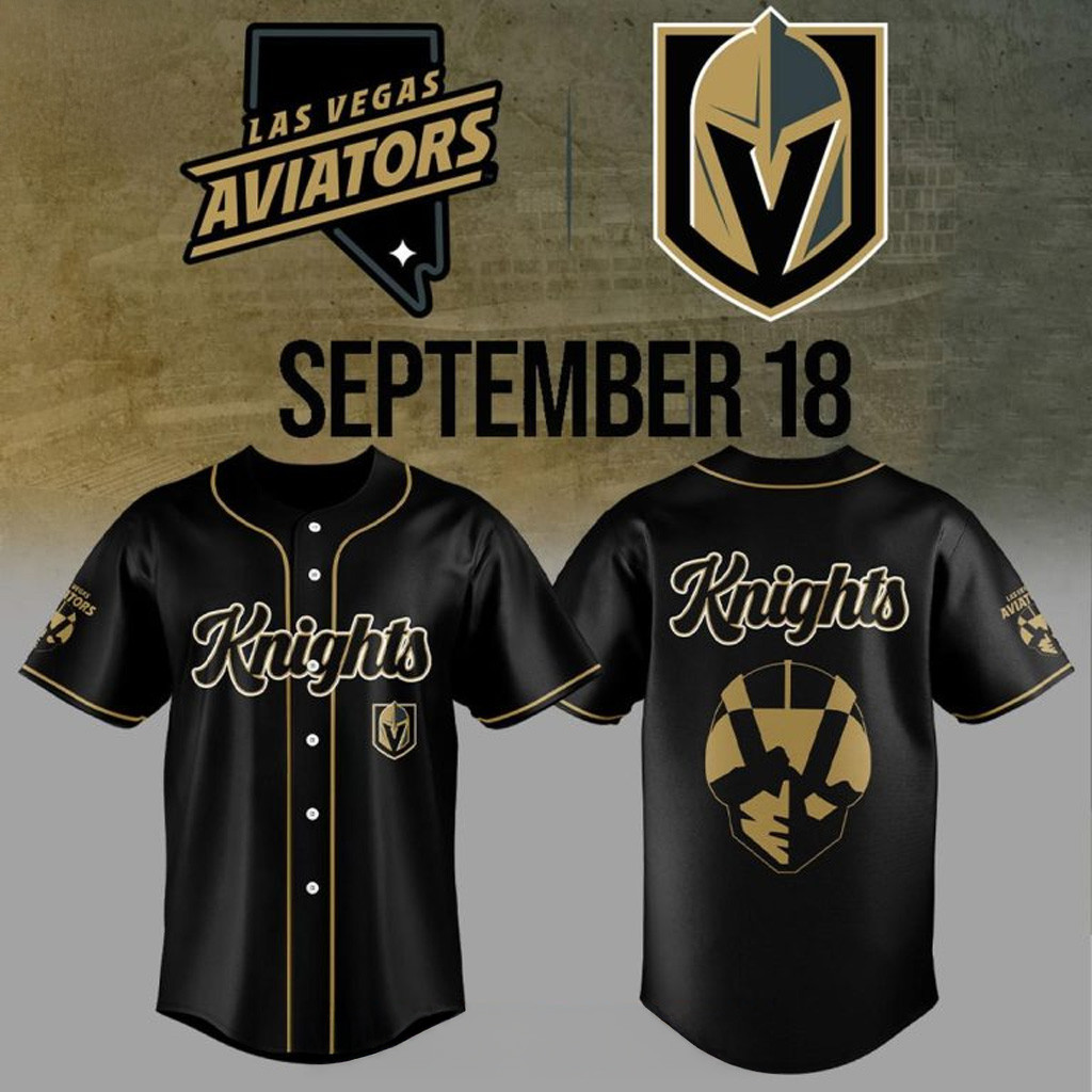 Las Vegas Knights X Golden Knights Jersey Las Vegas Knights Merch Ice Hockey Gift Ideas-1