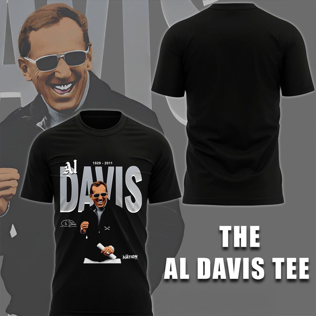 Las Vegas Raiders Al Davis T-Shirt Las Vegas Raiders Merch Gifts For Fans-1
