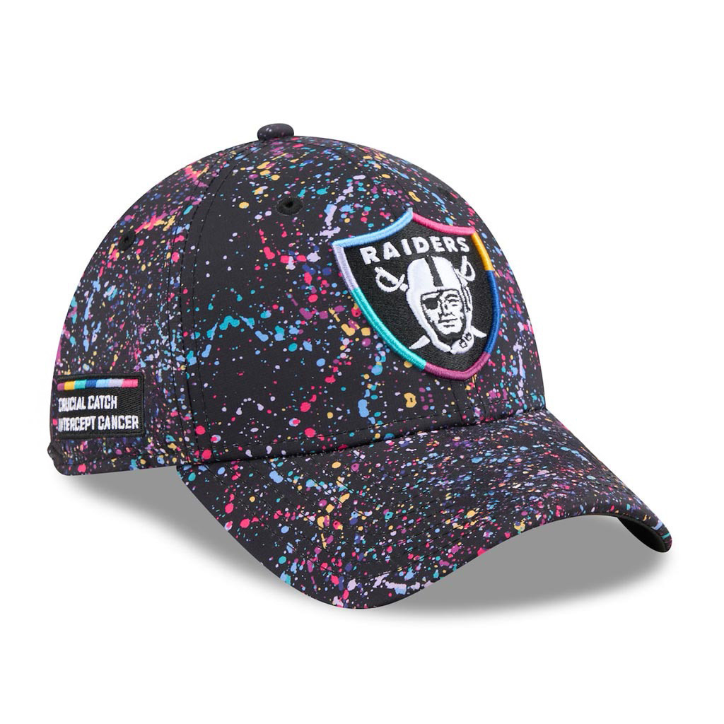 Las Vegas Raiders Crucial Catch NFL Embroidered Hat 2025 Rainbow Raiders Merch Gifts-1