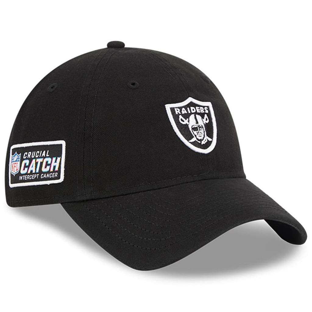Las Vegas Raiders Crucial Catch NFL Embroidered Hat 2025 Rainbow Raiders Merch Women Gifts-1