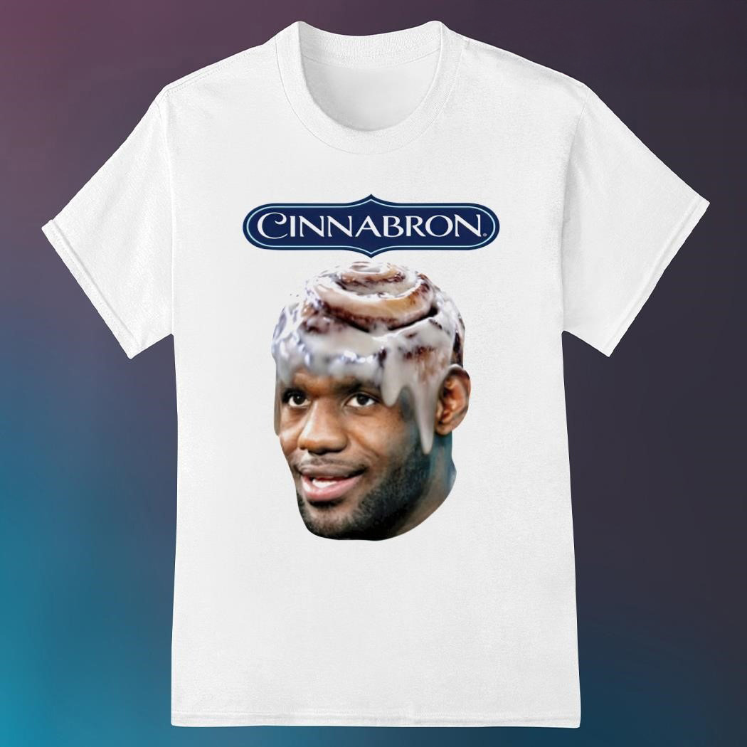 Lebron James Cinnabron Shirt Funny Graphic T-Shirt Gifts For Adults-1