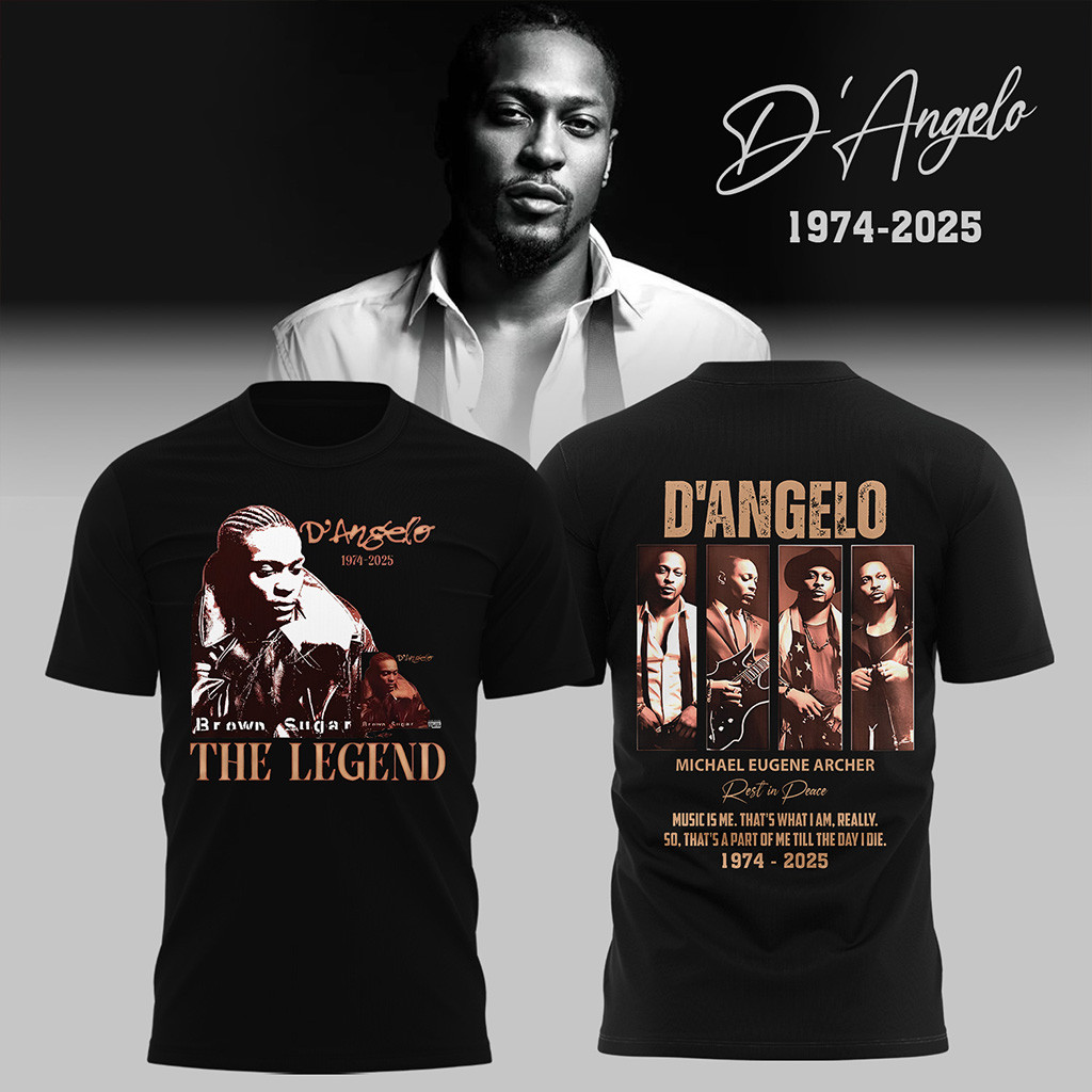 Legendary R And B Singer D'Angelo Rest in Peace T-Shirt RIP D'Angelo Shirt Gifts For Father-1