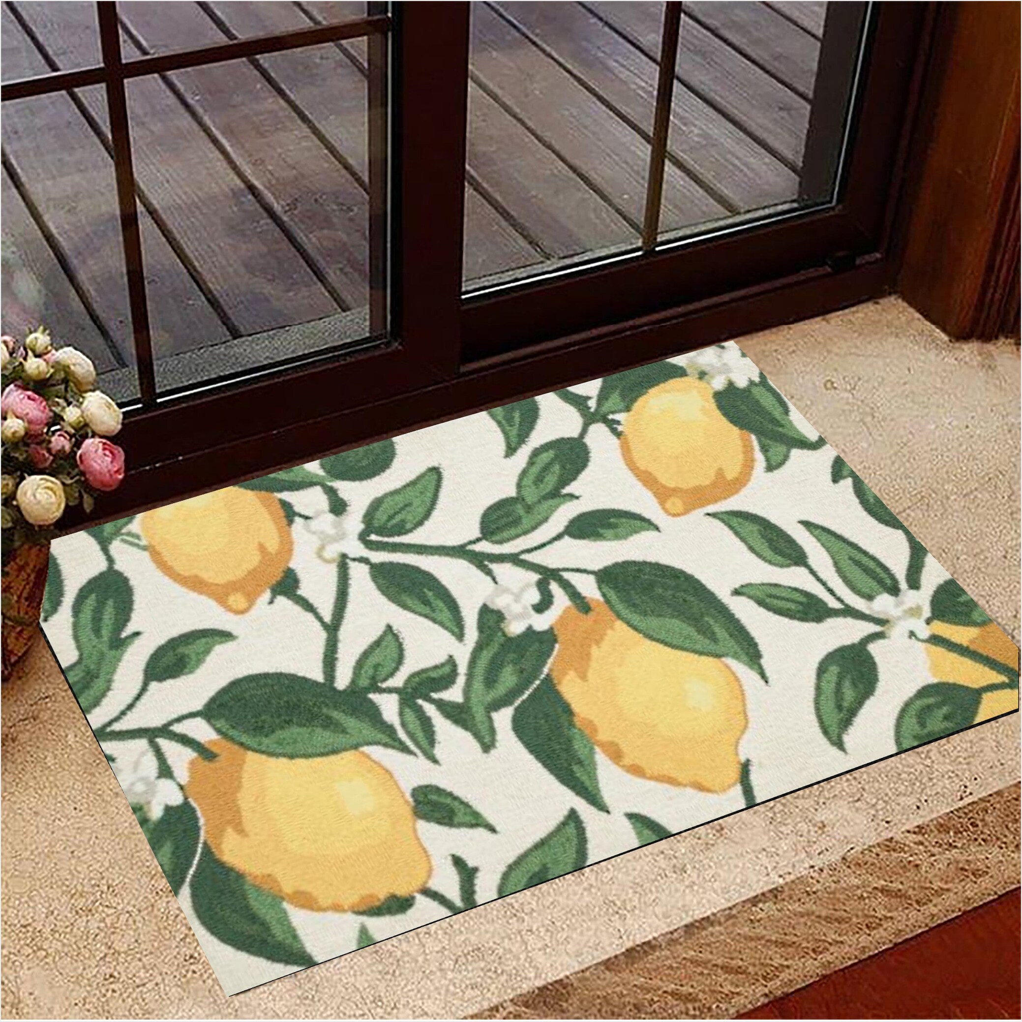 Lemon Doormat Lemon Front Door Mat Indoor Entrance Mat Home Decorative Gifts For Friends-1