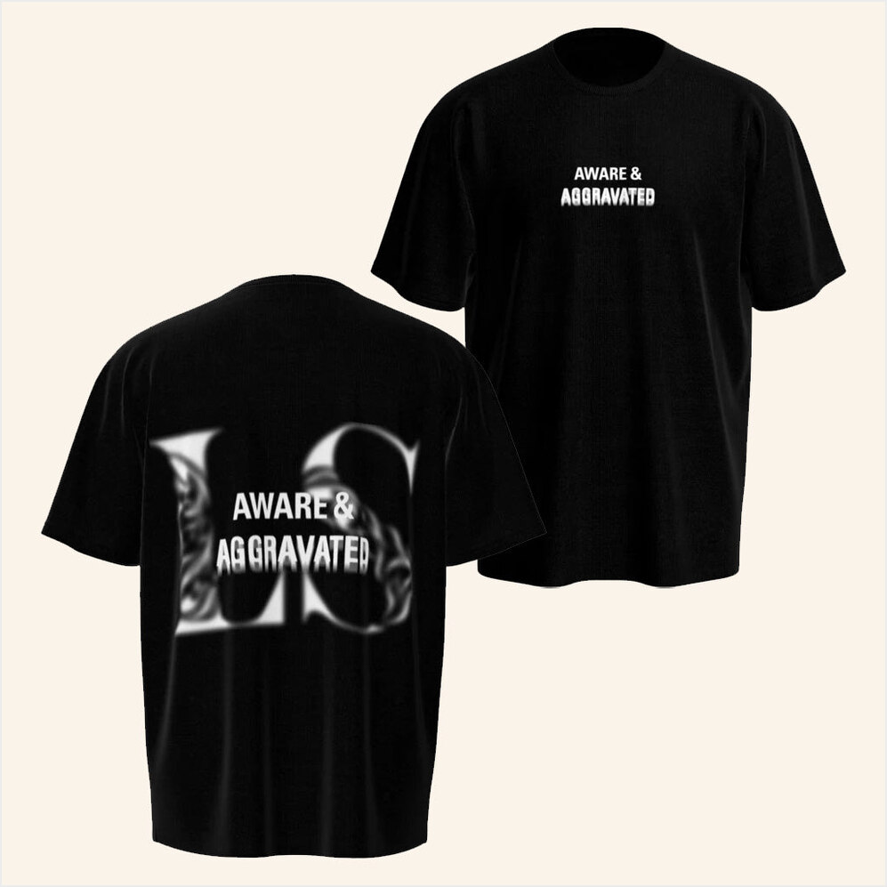 Leo Skepi Merch Aware And Aggravated T-Shirt Birthday Birthday Gift For Husband Gifts For BFF-1