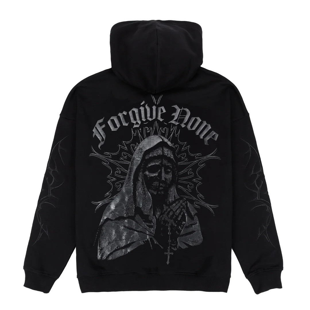 Leo Skepi Merch Forgive None Zip Hoodie Good Gifts For Husband-1