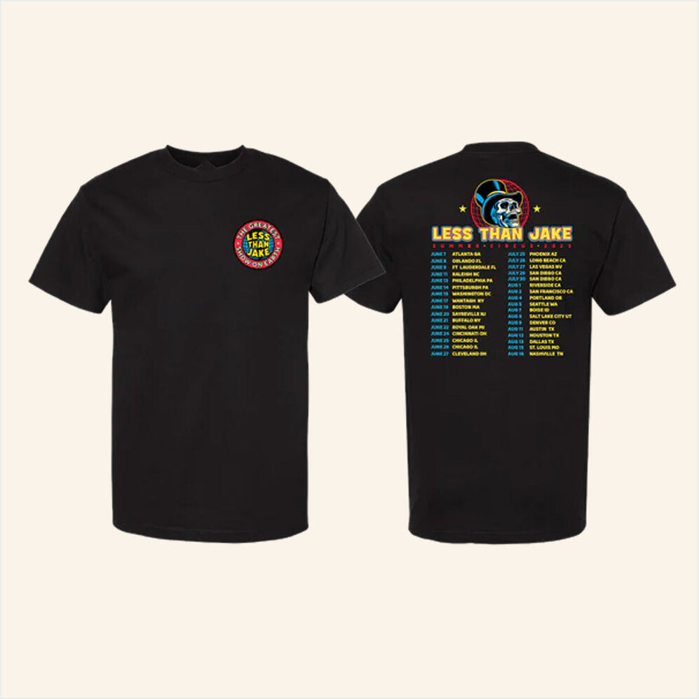 Less Than Jake Merch Less Than Jake Summer Circus 2025 Tour Shirt Fan Apparel Gifts For Dad-1