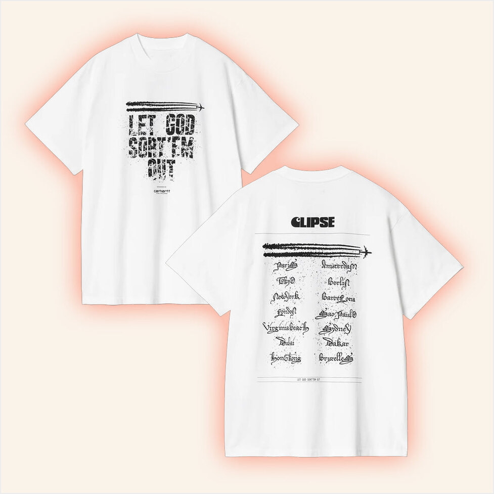 Let God Sort Em Out Merch Carhartt Wip X Clipse Let God Sort Em Out T-Shirt Fans Gifts-1