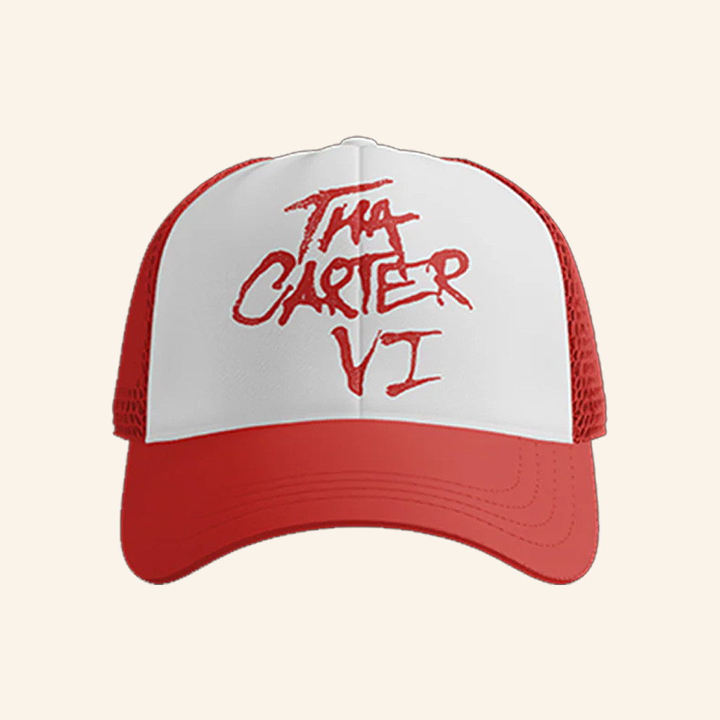 Lil Wayne Merch Tha Carter Vi Red Trucker Hat Gifts For Dad-1