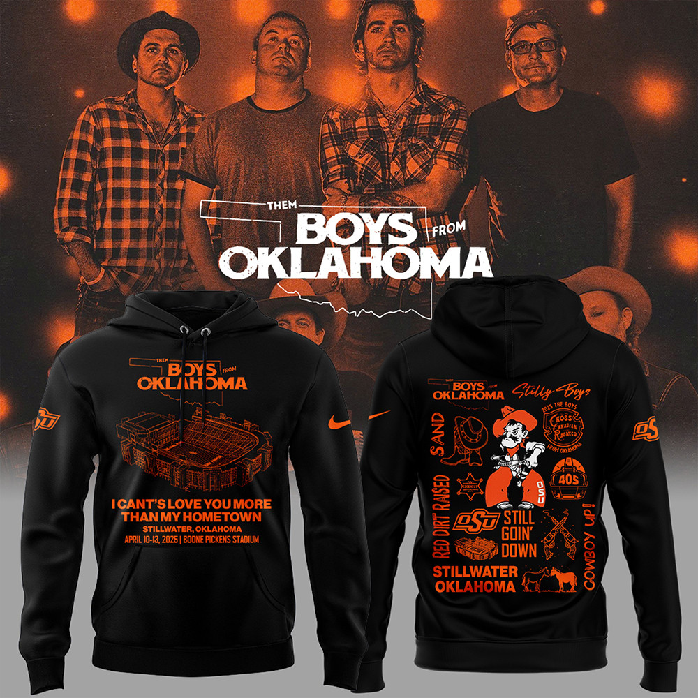 Limited Edition The Boys From Oklahoma Black Hoodie-1 Limited Edition The Boys From Oklahoma Black Hoodie-1