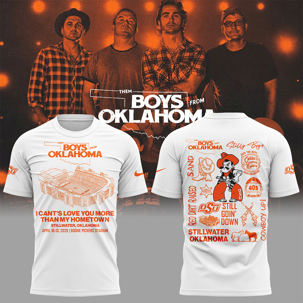 Limited Edition The Boys From Oklahoma White TShirt-1