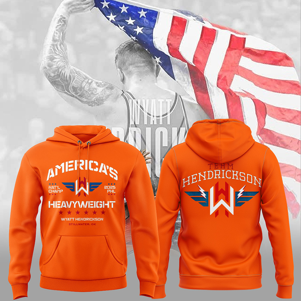 Limited Edition Wyatt Hendrickson New Orange Hoodie-1
