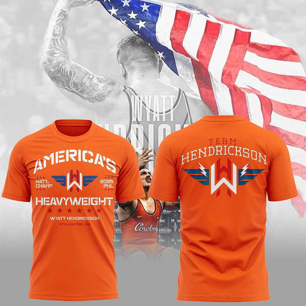 Limited Edition Wyatt Hendrickson New Orange TShirt-1
