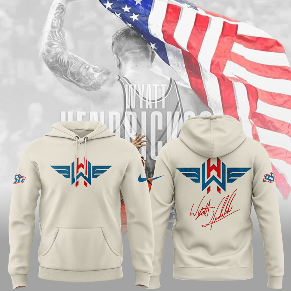 Limited Edition Wyatt Hendrickson New White Hoodie-1