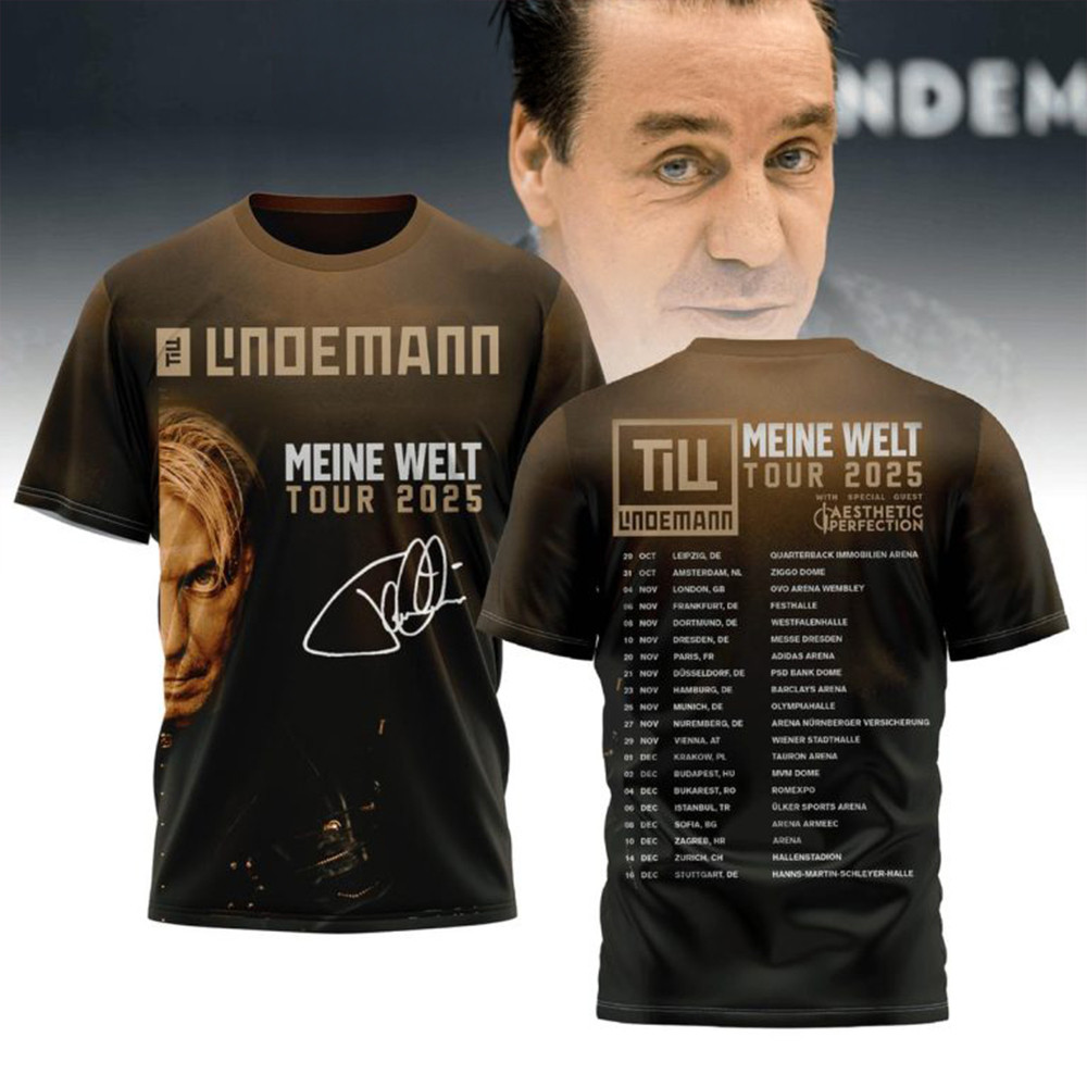 Lindemann Meine Welt Tour 2025 Hoodie Gift Music For Fans-1
