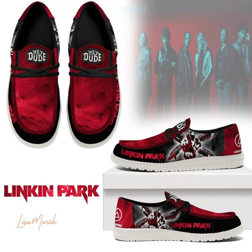 Linkin Park From Zero To Legends 2025 Hey Dude Shoes Gifts For Rock Band Fans-1