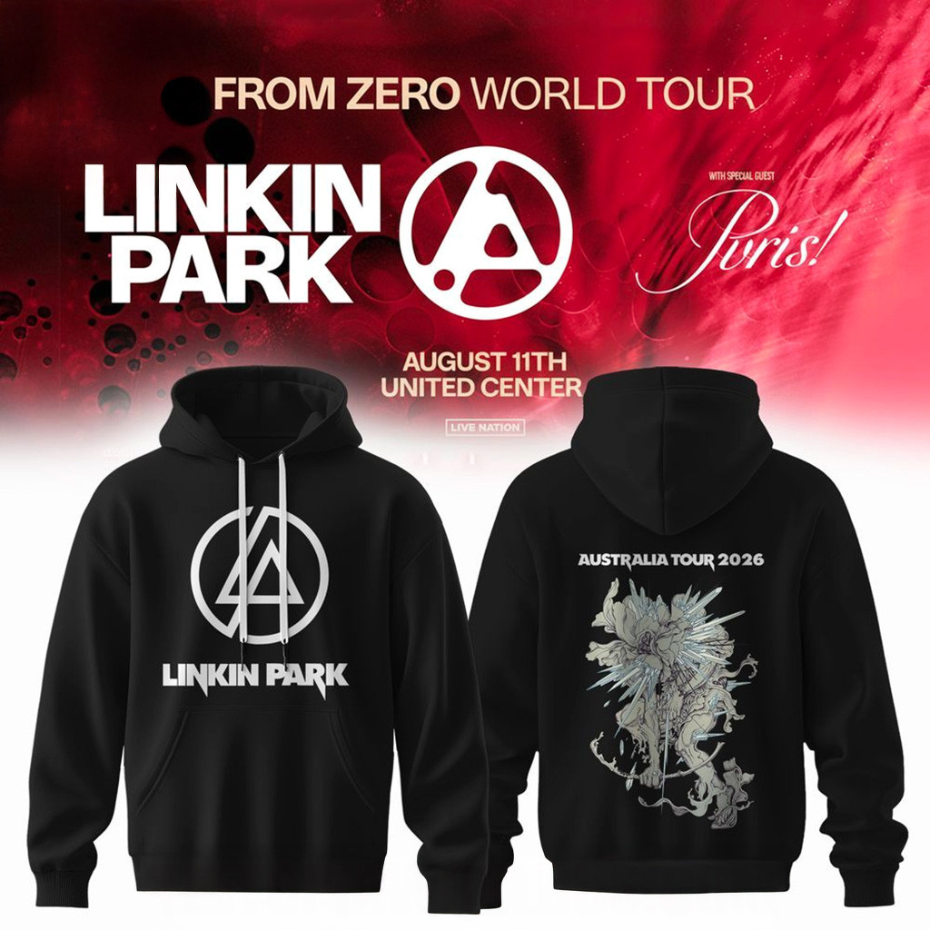 Linkin Park From Zero World Tour 2026 Hoodie Linkin Park Merch Christmas Gifts For Rock Fans-1