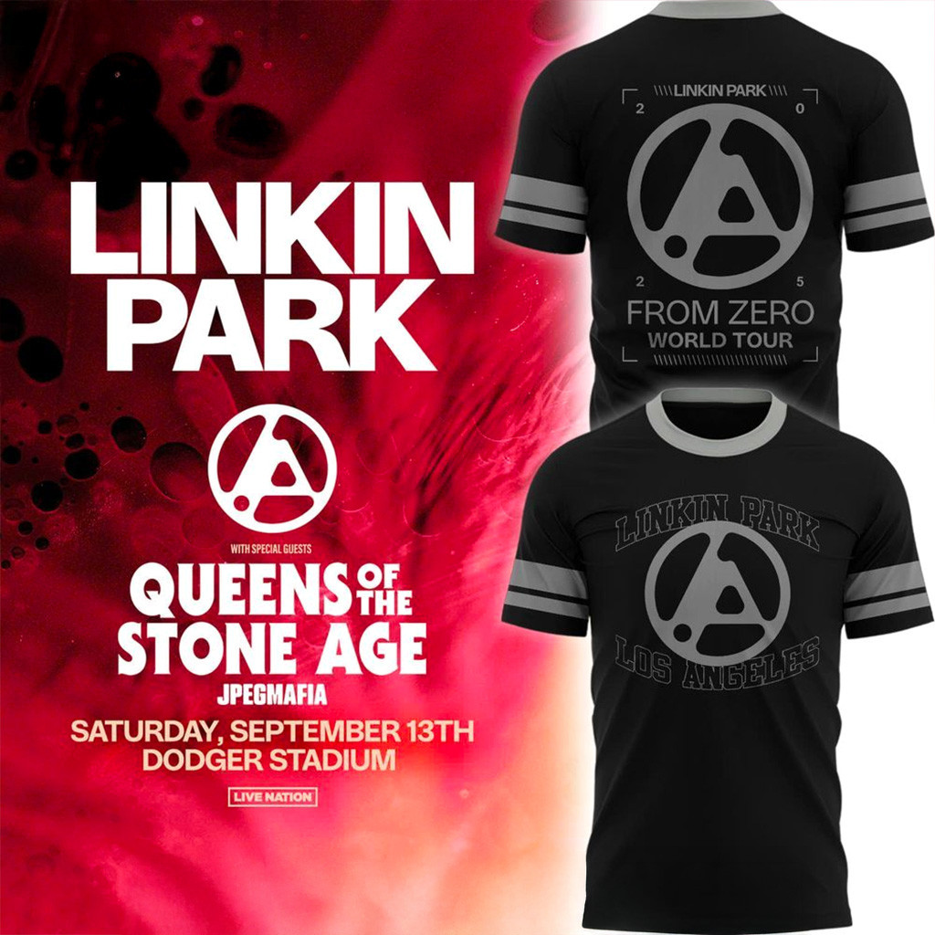 Linkin Park From Zero World Tour Los Angeles T Shirt-1