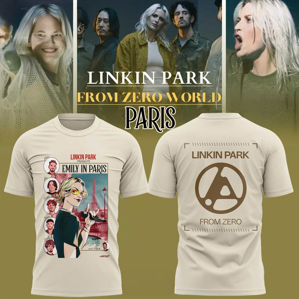 Linkin Park From Zero World Tour x Emily In Paris Shirt Fan Merch Husband Gifts-1