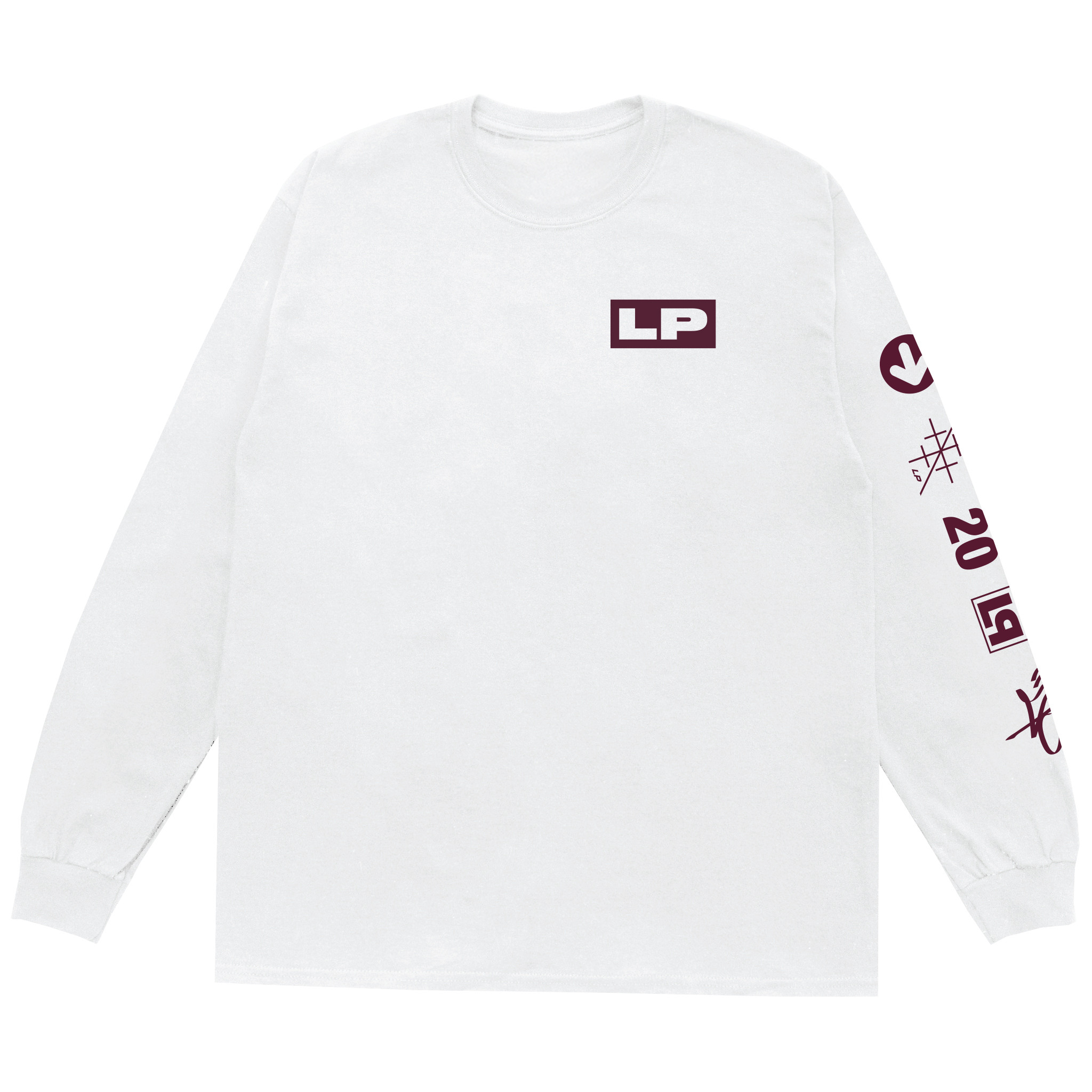 Linkin Park Lp Ht20 White Long Sleeve Tee Shirt Tour Merch Gift For Music Concert Outfit-1