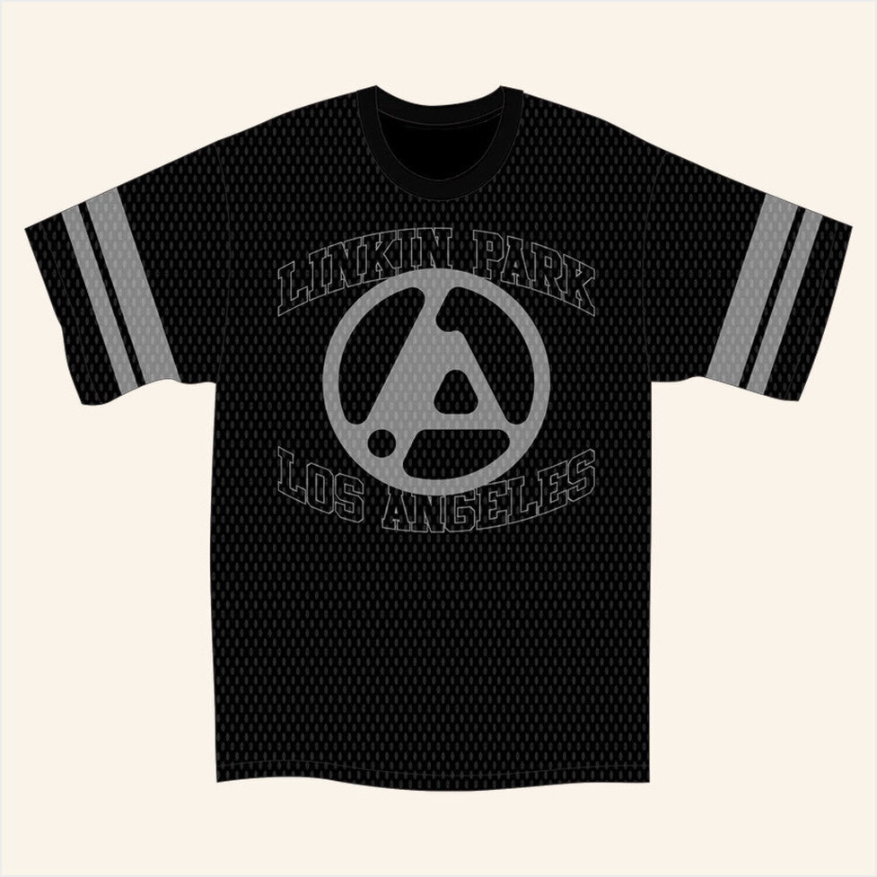 Linkin Park Merch From Zero 2025 Tour Black Football Jersey Gifts For Fans Gifts For Him-1