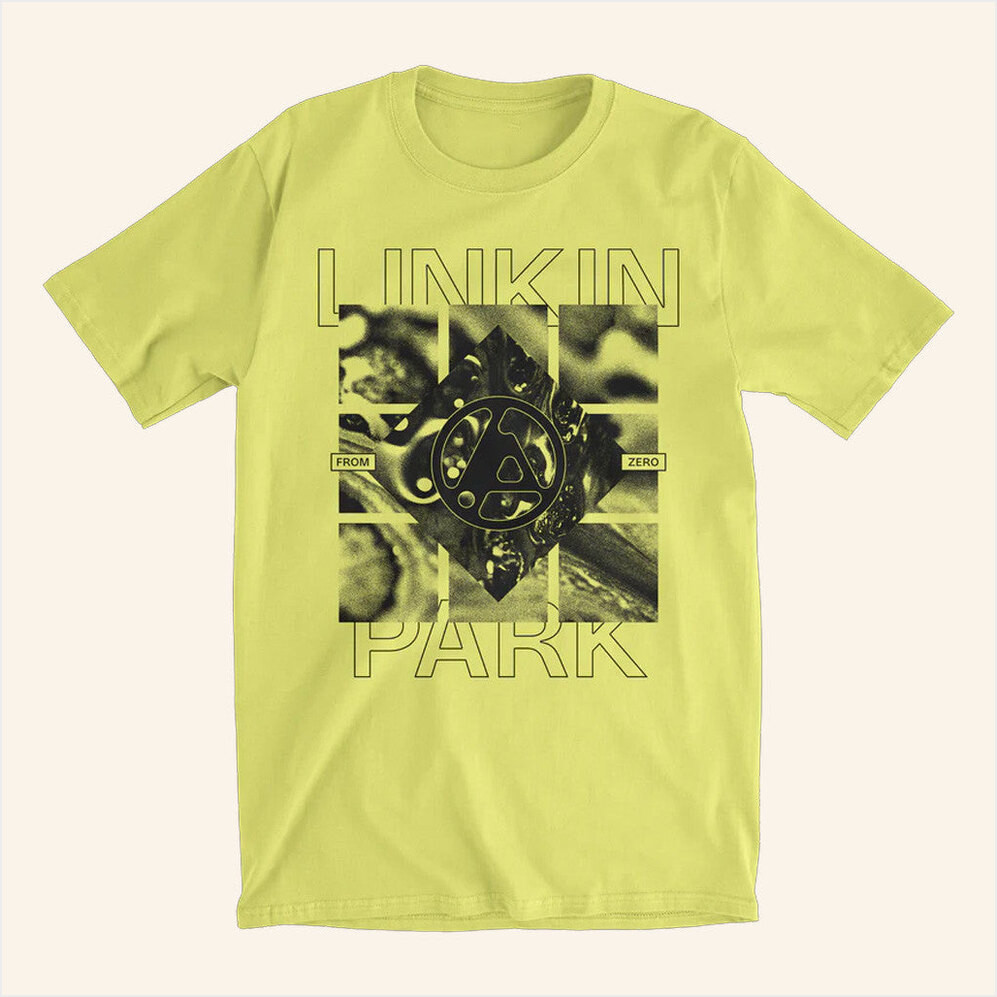 Linkin Park Merch From Zero 2025 Tour FZ T-Shirt Gifts For Music Fans Gifts For Besties-1